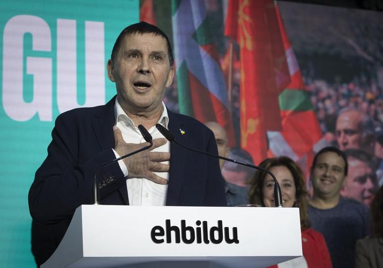 Otegi advierte al PNV que Mendoza «sólo puede ser diputada con el PP»